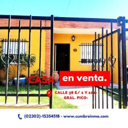 ⭕️ Nuevo Ingreso, casa en Venta, General Pico 