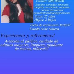 Busco empleo