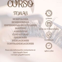 Cursos de Extensiones de Pestañas pelo por pelo, Lifting de Pestañas, Perfilado y Laminado de Cejas con Henna 💖💖💖