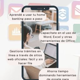 Asesoramiento Administrativo- tecnológico (manejo de word/ excel /homebancking/sitios webs)