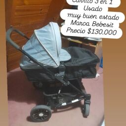 Vendo carrito de bebe 3 en 1