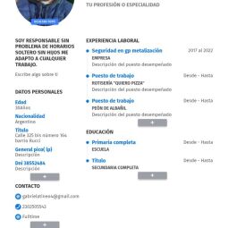 Hola busco trabajo urgente 