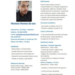 Busco empleo