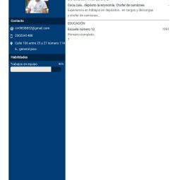 Busco trabajo de lo que sea.. tengo experiencia en trabajar en depósitos de mercaderías carga descarga y chofer de camiones de reparto 