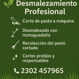 DESAMALEZAMIENTO Y MANTENIMIENTO DE PARQUES
