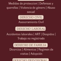 ABOGADA GENERAL PICO | FAMILIA | CIVIL | LABORAL | PENAL