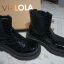 Vendo botas negras charoladas NRO 39